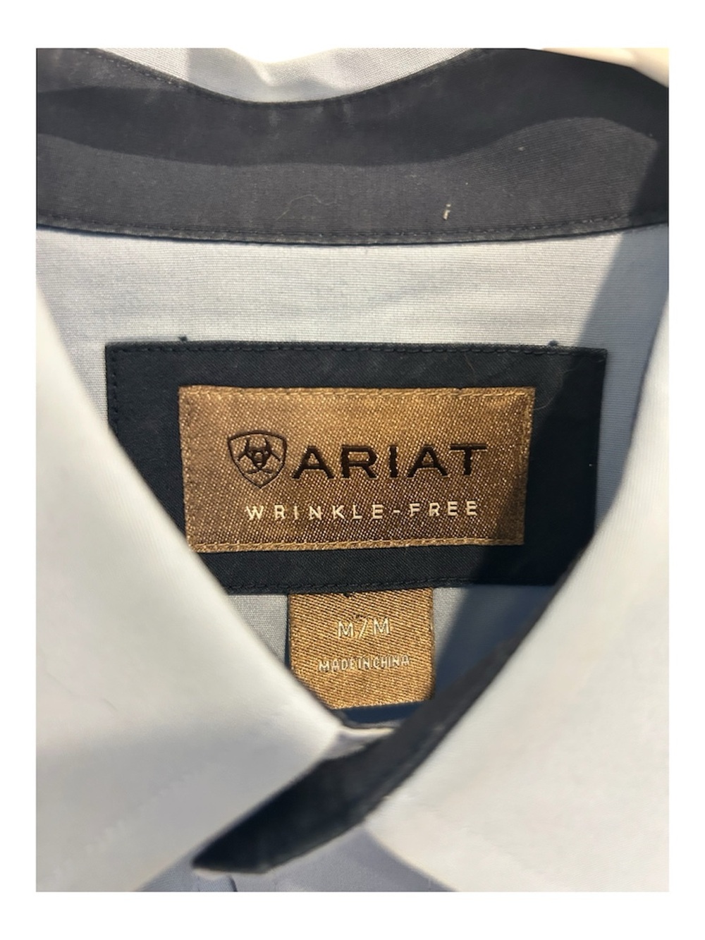 Ariat Men's Blue Long-Sleeve Dress Shirt - Picture 3 of 3
